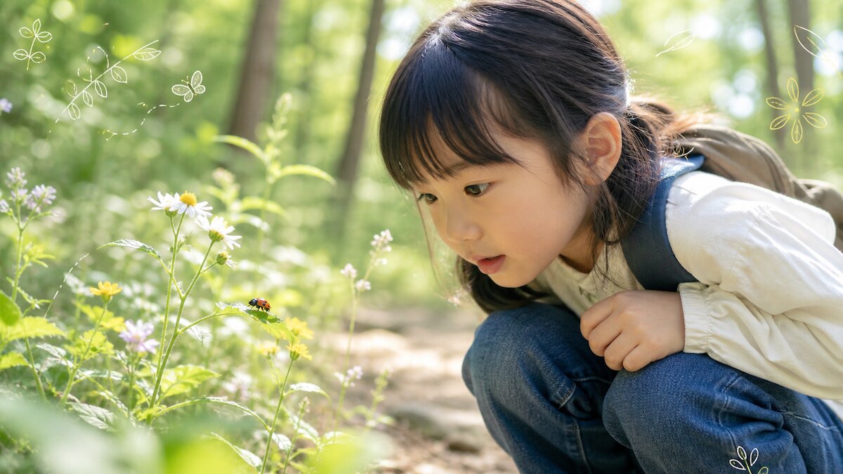 虫がキライな子は、なぜ森でいちばん夢中になるのか——花の次に出会う小さな命の話
